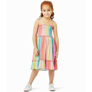 Peek Girls Baja Dress‎ Sleeveless Pockets Multicolor Size 2T